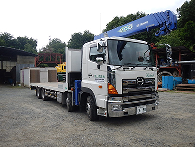 日野　10tスライドボディ